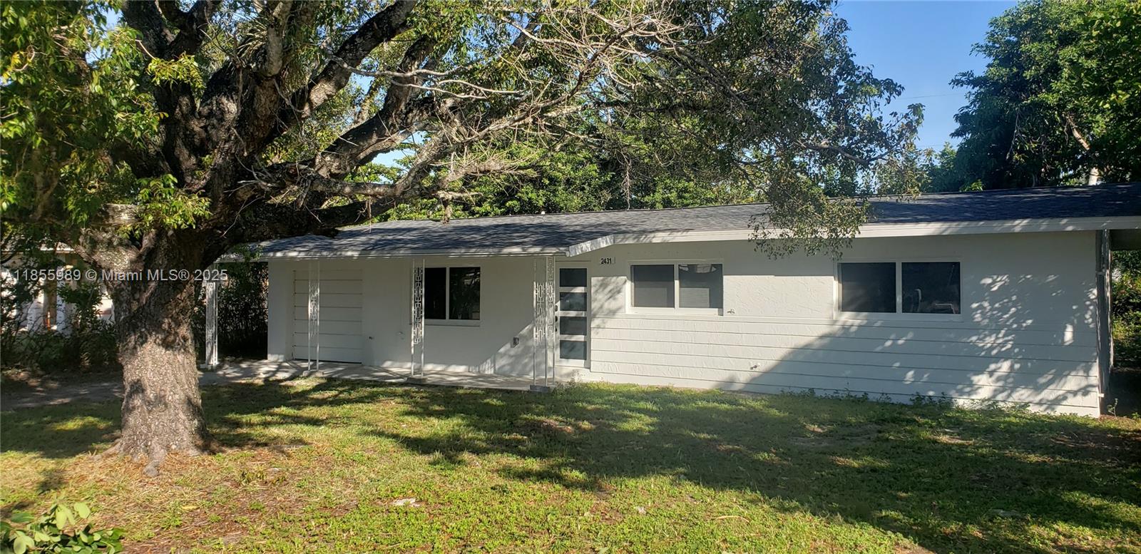Welcome to this beautifully renovated 3-bedroom, 2-bath ranch-style single-family home in the heart of downtown Fort Myers! Blending charm with modern upgrades, this home features a 2023 roof, impact-resistant windows and doors, tile flooring throughout, and a tankless water heater. The oversized renovated pool and spacious deck create the perfect outdoor retreat, complemented by a lush yard and mature fruit tree.
Inside, the fully remodeled kitchen shines with sleek cabinetry and stainless steel appliances, ideal for both everyday living and entertaining.
A standout feature is the multi-purpose suite with a private entrance, full bathroom, and kitchenette—perfect for guests, extended family, a home office, or rental income.