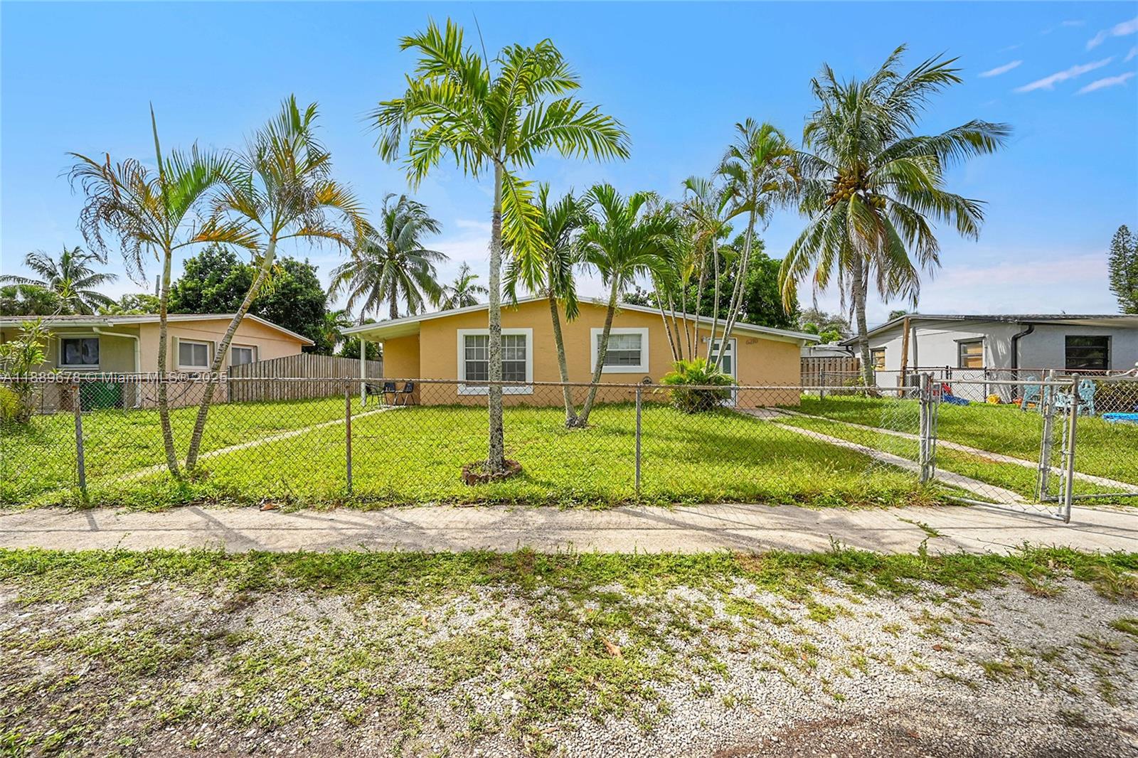 Welcome to your opportunity to own a charming single-family home in the heart of Davie! This 3-bedroom, 1.5-bathroom home is nestled in a quiet, established neighborhood with no HOA, giving you the freedom to truly make it your own. Step inside to find a home that’s been thoughtfully maintained with a newer roof, AC, and water heater—offering peace of mind for years to come. The large lot provides plenty of space for outdoor living, whether you dream of adding a pool, expanding the home, or simply enjoying a spacious backyard retreat. Centrally located, this property gives you convenient access to top-rated schools, universities, shopping, dining, highways, and all that South Florida has to offer, while still maintaining a peaceful neighborhood feel.