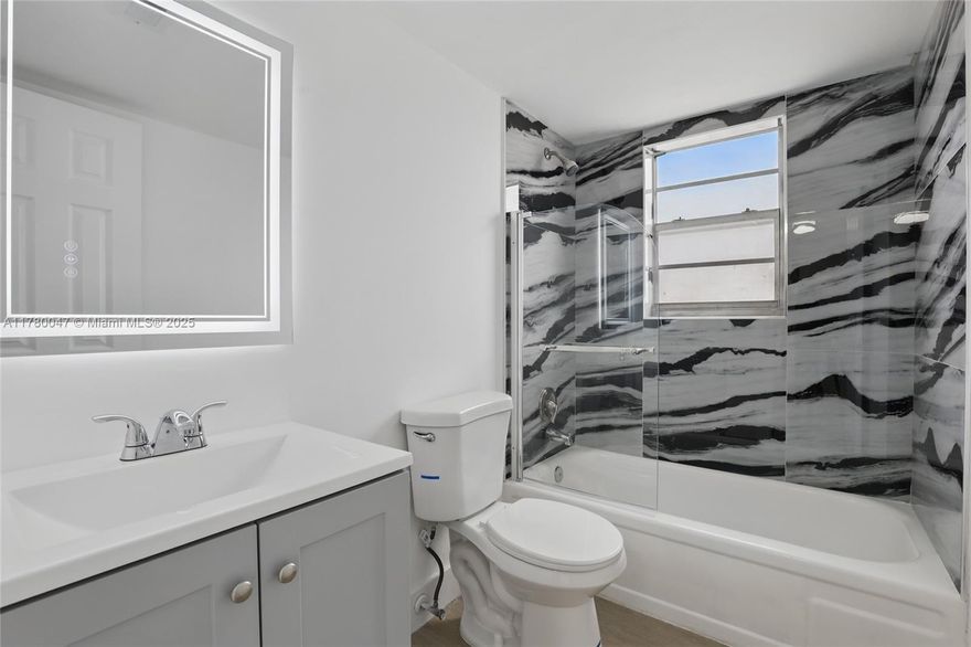 Fully Renovated 2-Bedroom, 2-Bathroom Corner Unit in Miramar, FL This beautifully updated 2-bedroom, 2-bathroom corner unit in Miramar offers modern upgrades throughout, including a brand-new kitchen and bathrooms with sleek finishes. Enjoy elegant wood laminate flooring and plenty of natural light in every room. The spacious master features a walk-in closet, while a peaceful garden view adds tranquility. Additional perks include an in-unit washer and dryer. Don’t miss out on this move-in-ready gem—schedule a viewing today!