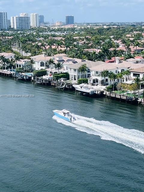 Stunning, spacious, and filled with natural light, this beautifully renovated 1-bedroom, 1.5-bath unit offers gorgeous Intracoastal views and a glimpse of the ocean. Featuring top-of-the-line finishes, brand-new appliances, and impact windows and doors for peace of mind. The bedroom includes blackout electric curtains for restful nights, while modern blinds add a sleek touch throughout. Ample storage space, including a generous walk-in closet. Relax on the oversized balcony and take in both sunrise and sunset views. Just minutes from Hollywood Beach and a variety of great dining spots.