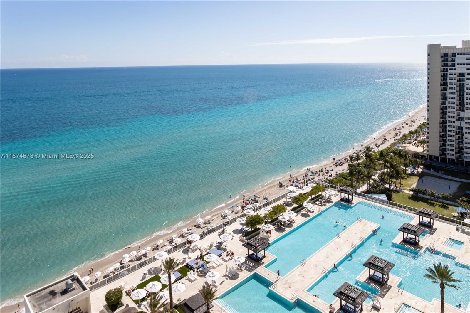 Enjoy breathtaking ocean views from this 21st-floor studio, tastefully furnished with a queen bed. The unit features a sleek European-style kitchen with stainless steel appliances, granite countertops, and a spacious terrace perfect for relaxing or entertaining. The Beach Club offers unmatched resort-style living with world-class amenities: state-of-the-art fitness center, three oceanfront pools, full-service spa, business center, conference rooms, billiards, party room, on-site restaurant, and beach service. Additional conveniences include 24-hour valet, concierge, covered parking, and security.