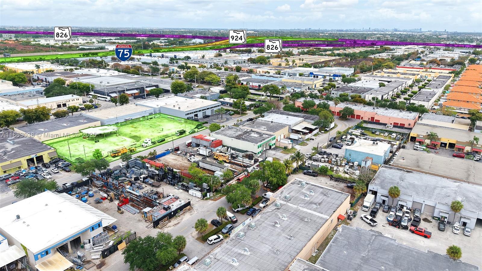 Available for Lease Ideal for Vehicle / Truck parking ± 34,000 SF Lot ± 2,500 SF Covered Area Fenced Lot Located within just minutes of I-75, Palmetto Expressway, Gratigny Expressway, and Okeechobee Road, providing direct access to Miami International Airport, Opa-Locka Executive Airport, PortMiami, and key regional hubs throughout Miami-Dade and Broward counties.