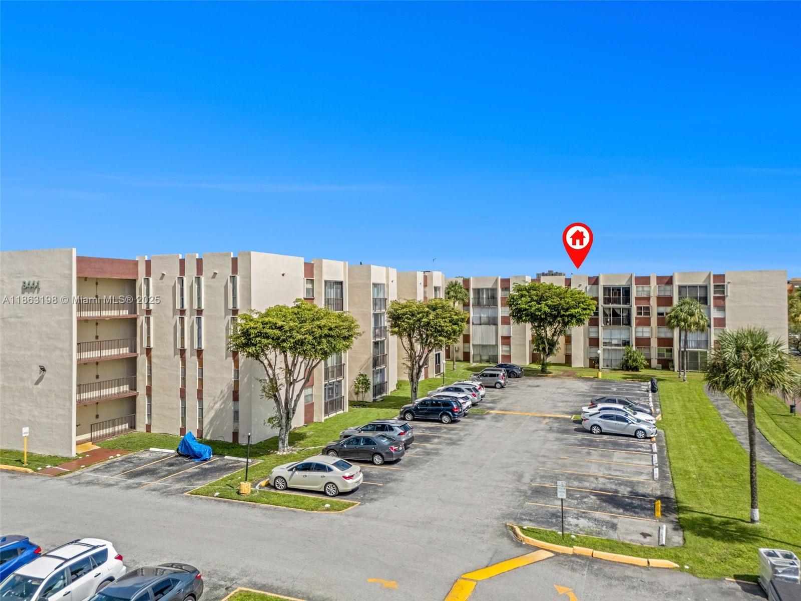 Beautifully maintained 2-bedroom, 2-bath condo in the centrally located Versailles Community. This move-in ready home features an in-unit washer and dryer for added convenience. The community offers a variety of activities for both adults and children, making it perfect for all ages. Ideally situated close to shopping, dining, entertainment, and major highways.