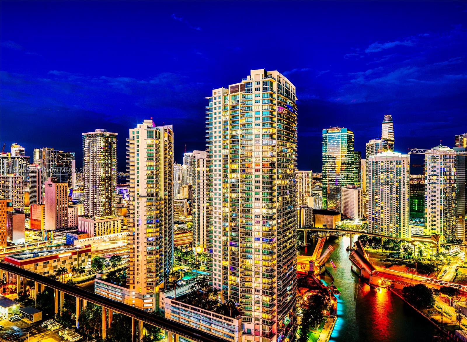 Welcome to Unit 3609 at Latitude on the River — a bright, spacious 2-bed/2-bath residence with permanent views of the Miami River and Brickell skyline. Blending peaceful elevation with city vibrance, this prime location offers rapid access to I-95, 836, and Metrorail — ideal for professionals on the move. Enjoy immediate access to the Miami Riverwalk and walkable distance to Brickell City Centre and Mary Brickell Village. The building features full-service, wellness-driven amenities including a two-level fitness center, infinity pool & jacuzzi, sauna, club lounge, and business center. With limited 2-bedroom inventory under $600K, this is a rare opportunity to invest ahead of Brickell’s next luxury wave — with Waldorf Astoria, Cipriani, and Dolce & Gabbana towers already underway.