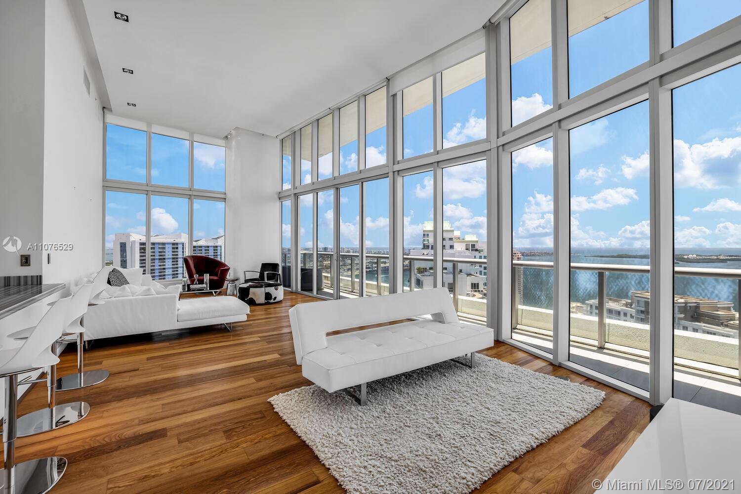 One-of-a-kind, impeccably maintained, 16 Ft. High Ceilings greet you in this light and bright 3-bed, 2.5-bath, 2,044 sq. ft. (as per developer floor plan) corner Unit at Icon Brickell, Tower I. One of the best layouts in Brickell area. See the bay and cruise ships with gorgeous sunsets from your balcony. Gourmet kitchen stainless appliances, assigned parking space, pet friendly, & more. Vacant & Very easy to see.