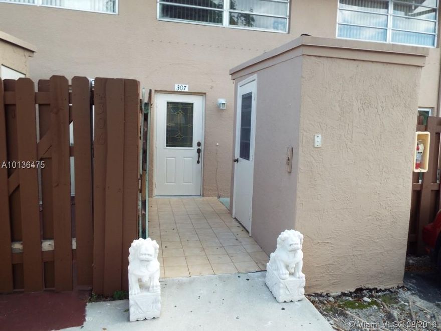 Large Townhouse with 3 Bedrooms, 3 Baths, and Ceramic Tile Floors. Kitchen is updated, has a Tankless Water Heater, 17'x12' Master Bedroom w/Walk-in Closet, and a full bathroom on the 1st Floor. Living room and Family room are also large as well as an Outside Storage Shed and Patio.