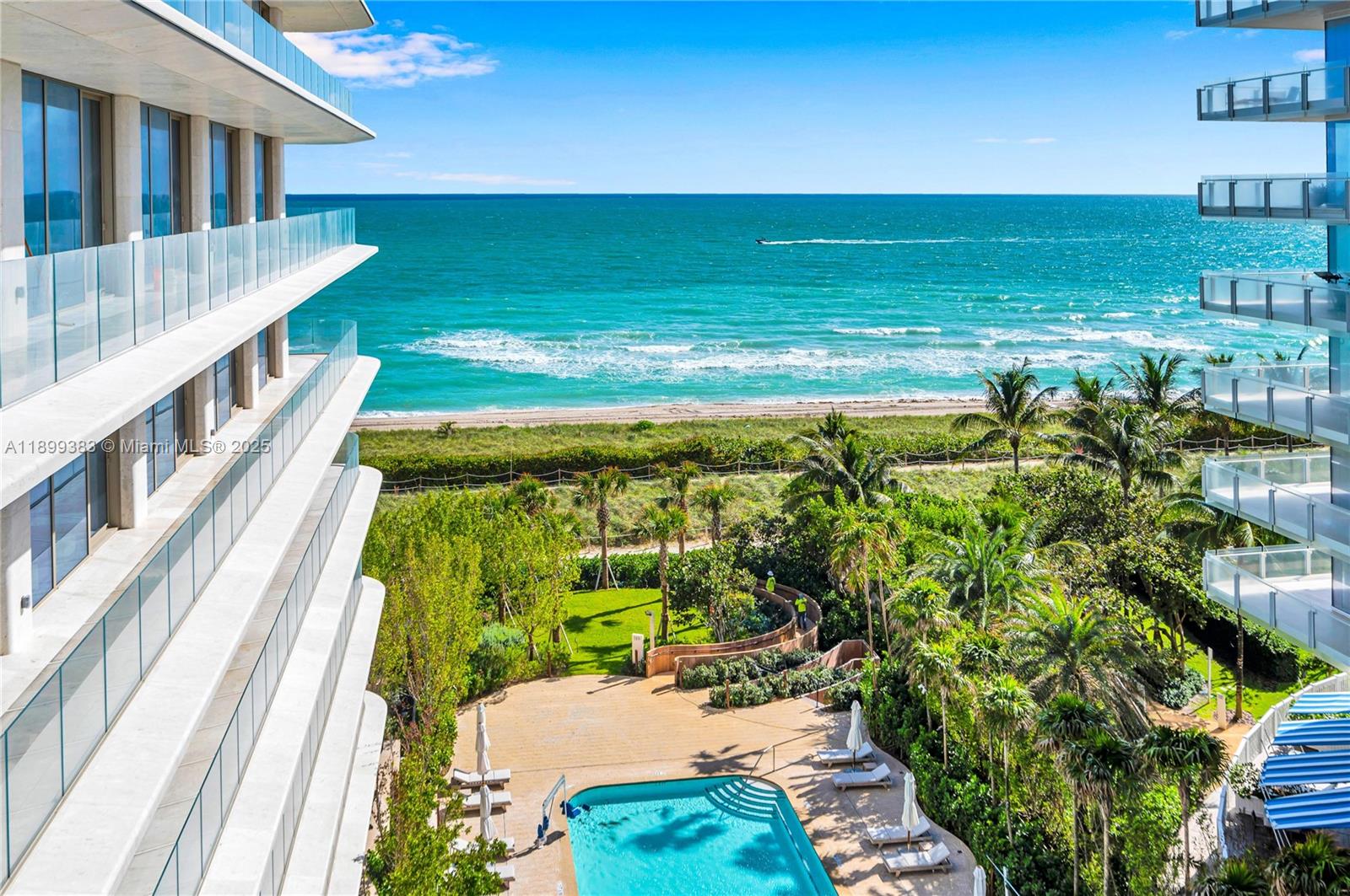 This exceptional three-bedroom, 3.5-bath residence spans over 3,500 sq. ft., featuring a grand living area with spectacular ocean views. Designed by renowned architect Joseph Dirand, it blends timeless modernism with refined finishes, creating a serene coastal retreat. Enjoy 180-degree views—from sunrise over the Atlantic to sunset over Miami’s Downtown skyline and bay. As a resident of SEAWAY SOUTH, experience exclusive Four Seasons services and amenities, including a state-of-the-art fitness center, swimming pool, and upcoming dining in the historic courtyard. More than a residence, it’s elevated coastal living by Four Seasons.