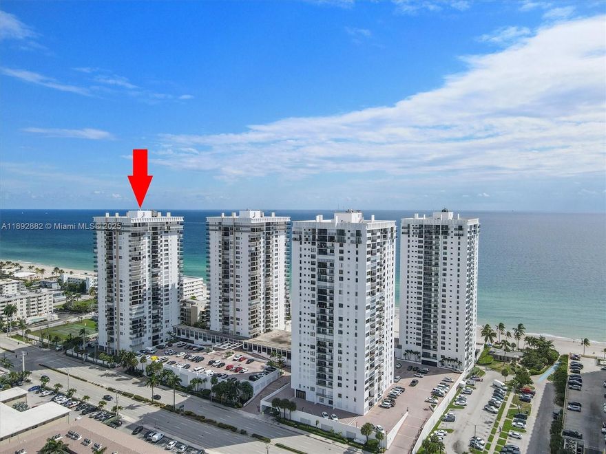 Also available for Short Term at $4,650 per month as of October 15th 2024 (4 months minimum) Beautiful, bright, fully remodeled, equipped and completely furnished, spacious 2 bedroom 2 bathroom condo. Enjoy the best of Hollywood Beach with unobstructed views of the stunning ocean, intracoastal and city as well as direct access to the beach! Master Bedroom with king bed and second room with a twin size bed, which converts to a queen size bed. 2 pools, gym, private beach with attendants (provides lounge chairs and umbrellas), a game/activity room, valet service, and a delicious restaurant onsite (delivery to your unit). Perfectly located just walking distance to the famous Hollywood Broadwalk. Minutes driving to Aventura Mall, Gulfstream Park, shopping centers and other restaurants.