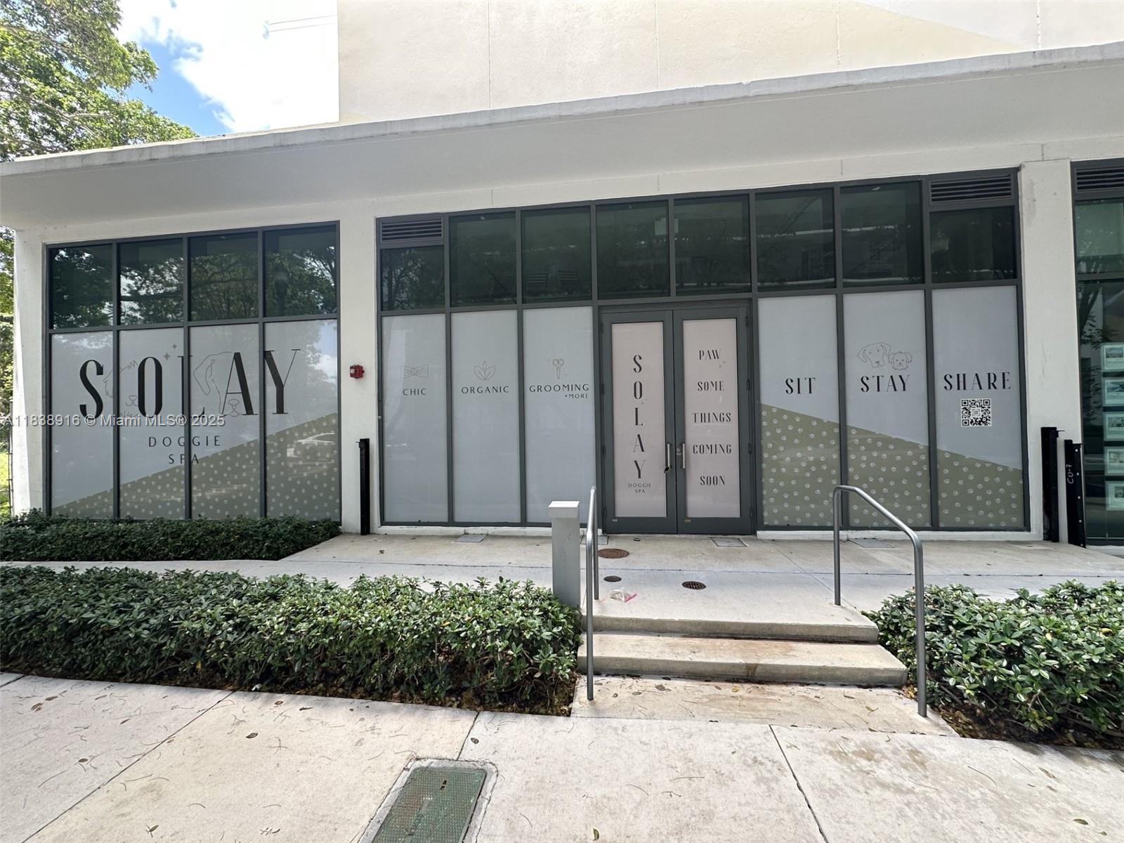 Unique commercial property for sale in the heart of booming Edgewater! PARAISO BAYVIEWS CONDO Currently being built out for a luxury Dog Spa, but zoning allows for many commercial uses: beauty salon, medical or dental office, boutique retail, wellness center, pet clinic, or dog hotel. Ground-floor unit with excellent street visibility in a high-traffic corridor surrounded by luxury condos, new high-rises, and walkable retail. Just minutes from Midtown, Wynwood, and Downtown Miami. Dense population and strong demand for premium services in the area. Ideal for owner-operators or investors. Optional sale of business or lease-back available.
Includes 2 valet parking spots
