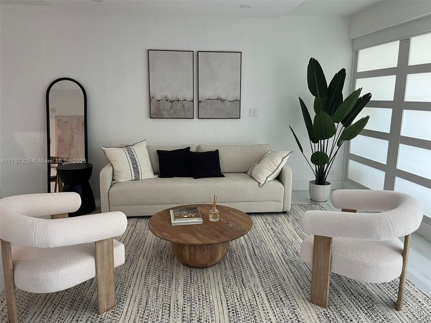 Stunning Studio/Converted One-Bed in Prestigious Roney Palace in South Beach
Experience luxury living in this beautifully furnished and tastefully decorated studio, thoughtfully converted into a one-bed. Featuring elegant and sophisticated finishes throughout.
Enjoy access to world-class 5-star amenities, including multiple pools, Jacuzzis, upscale restaurants, a vibrant nightclub, 24/7 valet parking, and top-tier security — all within the iconic One Hotel South Beach. Ideally located within walking distance to cultural landmarks such as the Miami Beach Library, Bass Museum of Art, Miami City Ballet, Jackie Gleason Theatre, Ocean Drive, and Lincoln Road.
Take in breathtaking views of the Intracoastal Waterway and canal from your unit.
This gem won't last — schedule your showing today!