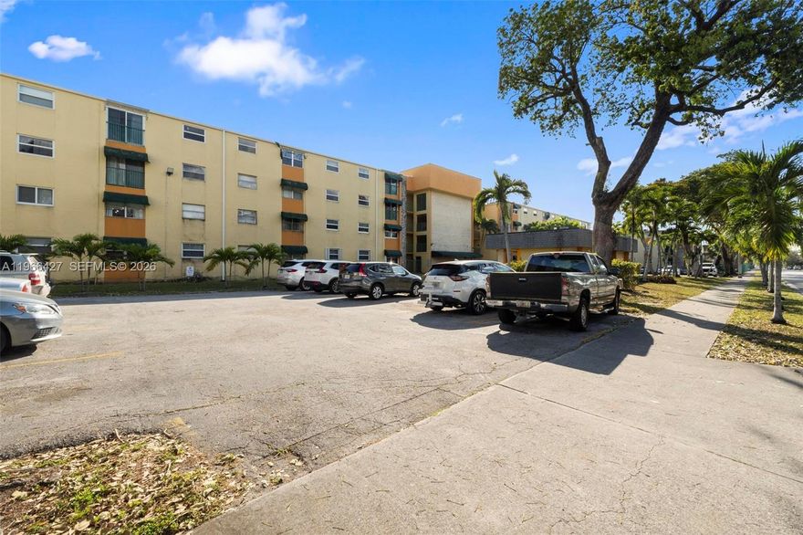 Charming 2-bedroom, 1-bath apartment located in the desirable Las Estrellas community in Hialeah. This well-maintained unit features impact-resistant windows, stylish countertops and cabinets, and modern stainless steel appliances. Enjoy easy maintenance with tile floors throughout. The building includes a convenient on-site laundry facility and assigned parking. Priced to sell, this is a fantastic opportunity for homeowners and investors alike.