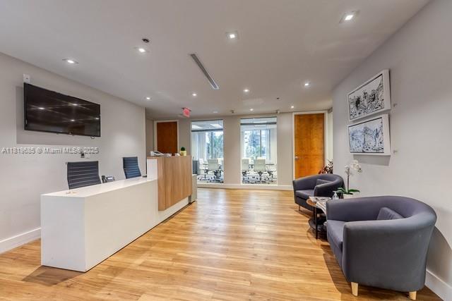 Discover the perfect office space in a prestigious Class B Office building, nestled in the heart of Brickell Avenue and the Financial District. Enjoy the convenience of being within walking distance to Brickell City Center and Mary Brickell Village.
Our private office boasts large windows, offering a bright and inspiring environment for you and your team. With 114 square feet of customizable space, it comfortably accommodates up to 4 people. The layout and number of desks are designed to meet your specific needs. All-Inclusive Rent for Maximum Savings: 24/7 access, furniture, Printing, copying, and scanning services, 5 hours of conference room use per month, Complimentary coffee, tea, and water, 24-hour security guard, Cleaning, utilities, and maintenance