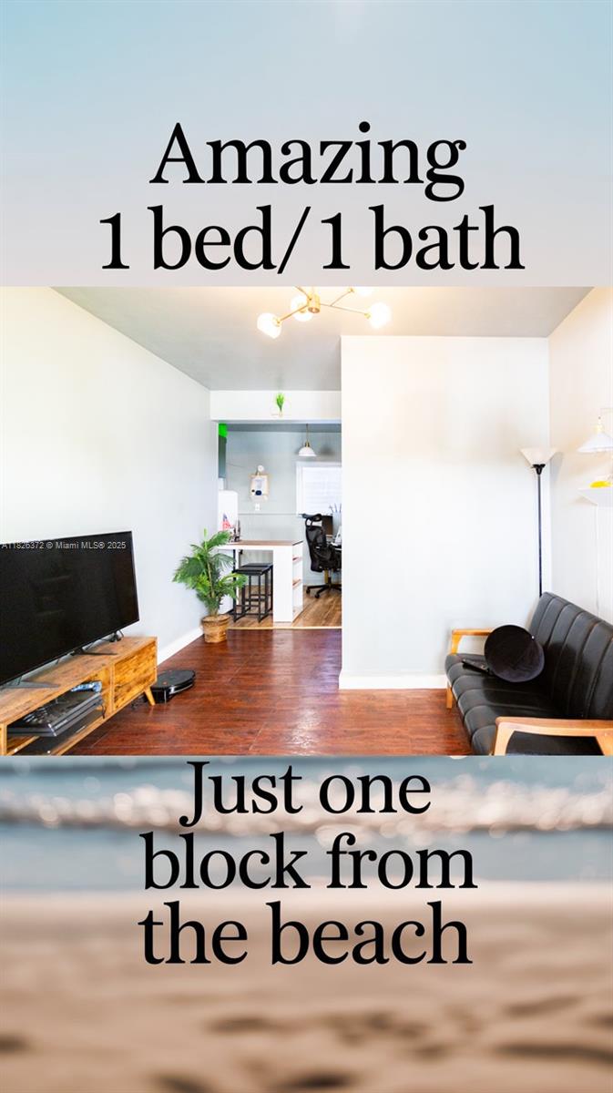 Worry-free beach living! This renovated 1-bed, 1-bath gem just got even better - building passed its 50-year recertification with a brand new roof installed! Located just two blocks from pristine beaches in North Beach, this updated apartment combines modern comfort with an unbeatable location. Enjoy the rare perk of a boat spot availability next to the ocean! Walk to trendy restaurants, shops, markets, etc. Experience the perfect blend of beach living and urban convenience without the South Beach crowds. Smart investment with major building updates already completed! Easy to show, contact right now the Listing Agent, this is perfect for you!