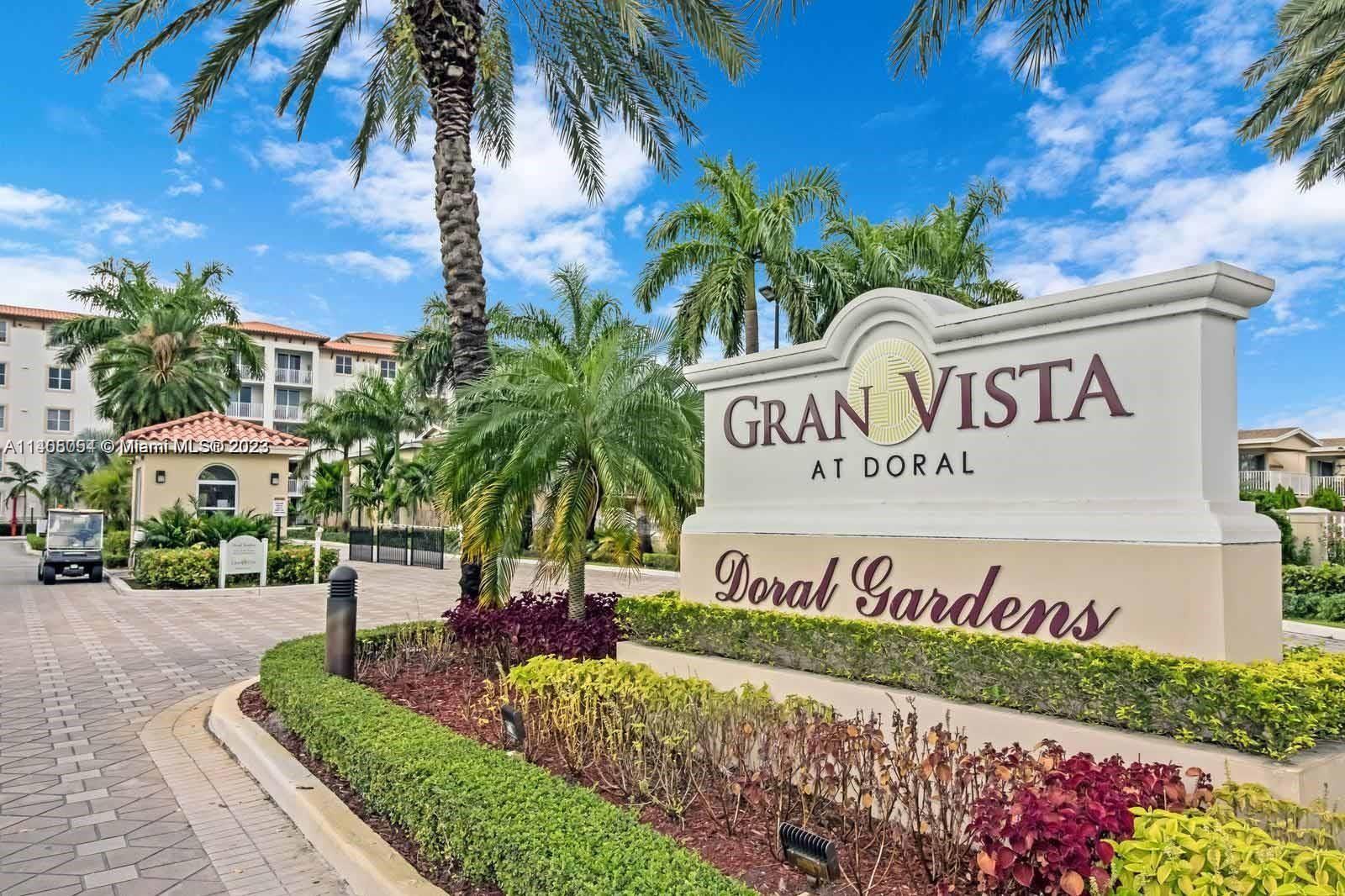 Great Investment opportunity, Centrally located condo near rapidly growing downtown Doral with easy access to main highway. Very well-distributed condo over 1,000 square feet of living area. This 2 bedroom 2 bath unit is located on the second floor and comes with 2 parking spaces, one assigned and one in the guest parking with a permit. Very well-maintained community with gated entry, 24/7 security, and a pool.