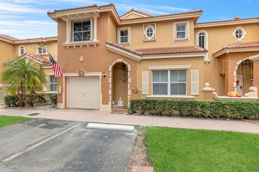 Well-maintained 3-bedroom, 2.5-bath townhome conveniently located in Miami Lakes/Hialeah. Close to major highways, shopping, and dining. Home features a new roof, updated bathrooms, a functional layout, and is move-in ready.