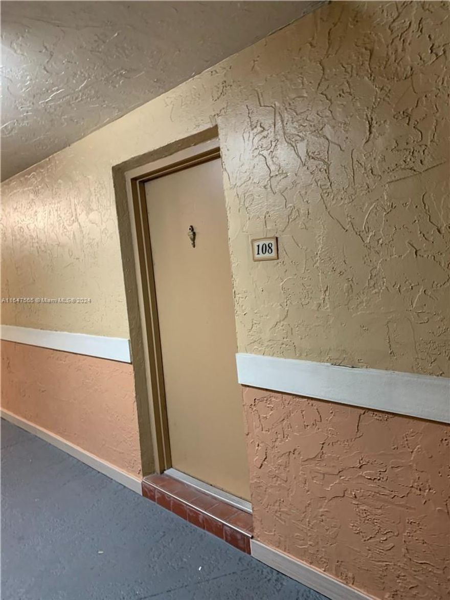 DORAL GARDENS, GREAT CORNER 1/1 WITH REMODELED  KITCHEN AND CERAMIC TILE FLOORS THROUGHOUT. OPEN KITCHEN TO LIVING ROOM, LARGE CLOSET, CENTRAL A/C UNIT, WITH DISHWASHER IN THE UNIT, FENCED IN BACKYARD PERFECT FOR ENTERTAINING, GREAT LOCATION, CLOSE TO DOWNTOWN DORAL. Jackson West Hospital (Doral), and the Palmetto Expressway, with top schools and dining options just around the corner. Don't miss out on this opportunity! RENTED $1980, LEASE ENDS 6/5/2025.BUYER'S AGENT TO VERIFY INFORMATION WITH THE ASSOCIATION.