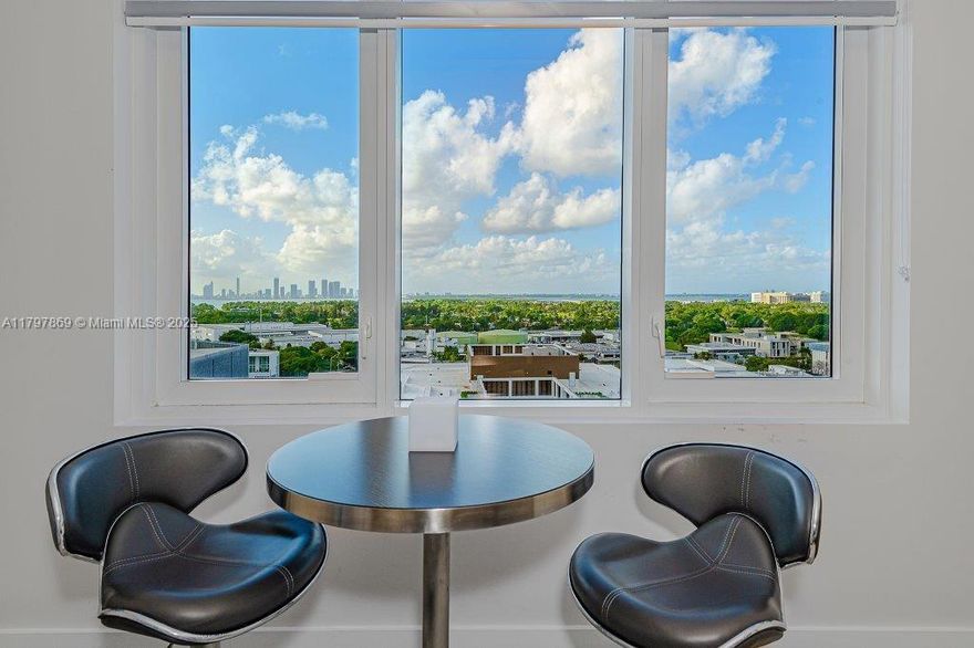 Spacious studio residence spanning 760 square-feet ,  with inspiring city skyline views that
 extend to Biscayne Bay. Situated inside the same building as the luxurious 1 Hotel, Roney Palace residents enjoy
 the best of South Beach with access to 3 oceanfront swimming pools, a hot tub and beach service. Onsite
 restaurants include Habitat, STK South Beach, Plnthouse organic café, Wtr at the Rooftop and more! Home to
 SoulCycle, Anatomy Gym, high-end spa, salon and retail fashion boutiques. Valet parking, full-time security,
 laundry on every floor, onsite management office