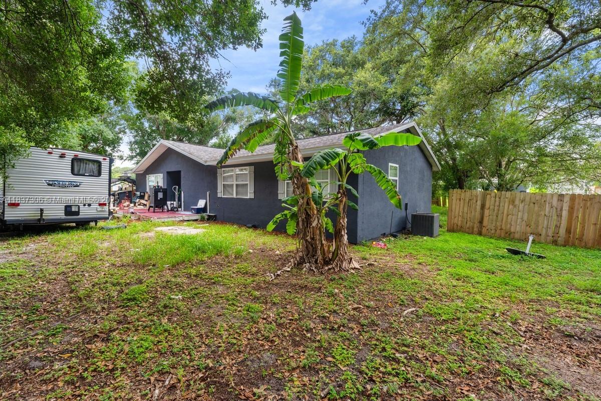 This home rests on just shy of 1/2 an acre & enhancements include: Kitchen w/ granite, subway tile, new SS appliances - all NEW LED lighting, flooring, ceiling fans, base boards, crown molding, int/ext paint, doors + hardware w/ tile showers + granite vanities in the bathrooms too! Backyard is complete with fence, sprawling deck + storage shed! No HOA
