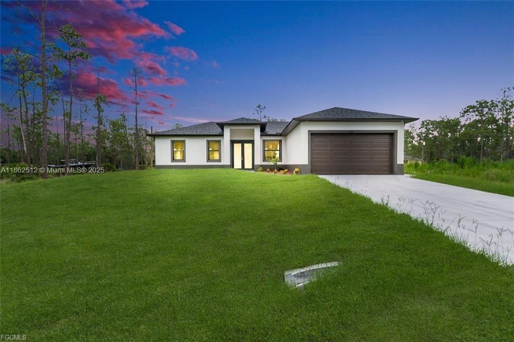 Discover a remarkable residence in the heart of Lehigh Acres, where thoughtful design meets modern comfort. This meticulously crafted home offers featuring three well-appointed bedrooms and two elegantly designed bathrooms. The home's interior showcases a harmonious blend of functionality and style, with a versatile den perfect for a home office or casual retreat. --------> Refer to supplemental remarks for complete description!