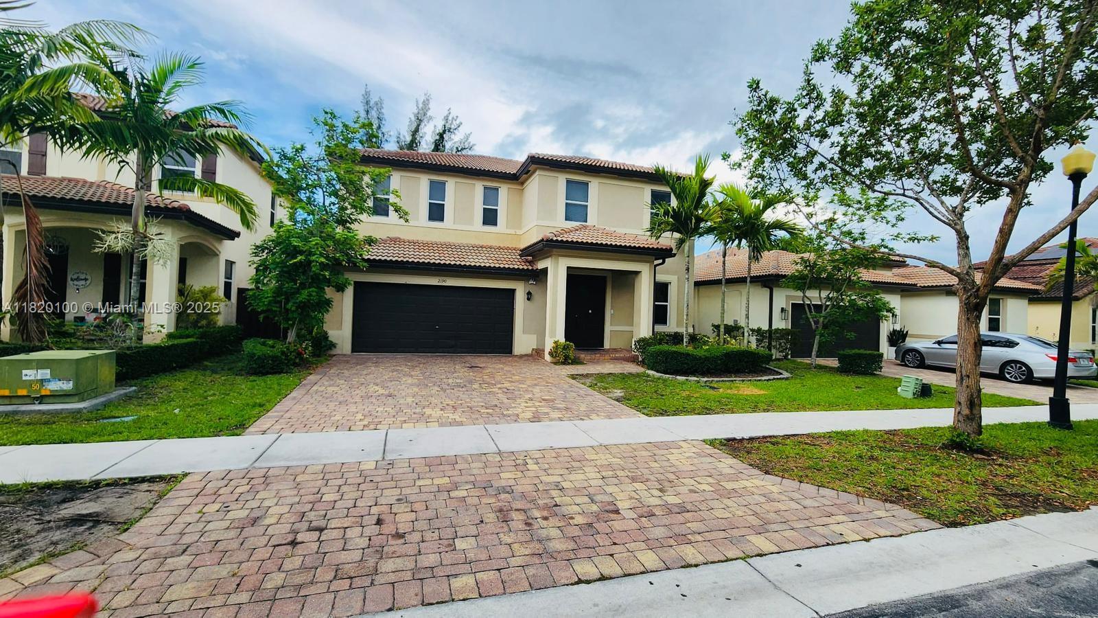 Spacious 6 Bedroom Home in the Gated Community. Ventanas del Sol, a private gated community in the heart of Homestead. Enjoy peace of mind with a secure entrance and beautifully maintained landscaping. Stunning two-story single 6 bedrooms & 4 bathrooms, including a convenient first-floor bedroom & bathroom ideal for guests. The second floor features 5 bedrooms & 3 bathrooms, including a spacious master suite with walk-in closets. Granite countertops and stainless steel appliances, flowing seamlessly into the open-concept living, dining, and family room areas. 2-car garage, a large driveway, and a well-distributed floor plan that offers both space and functionality. Located just minutes from shopping centers, dining, schools, and Baptist Hospital, this home is perfectly situated.
