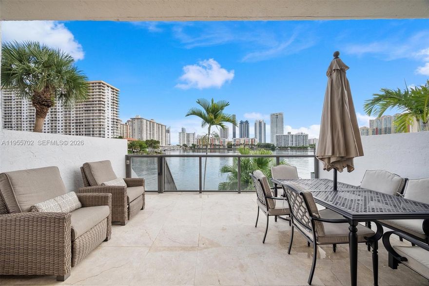 Discover the pinnacle of waterfront living in the exclusive gated community of Eastern Shores. This stunning two-story residence in Pelican Landing offers a lifestyle of sophistication and serenity, with an unparalleled deck that sits right on the Intracoastal Waterway, providing breathtaking views of Sunny Isles Beach and beyond. Imagine evenings spent on this expansive terrace, where the water sparkles beneath the setting sun.

 The spacious living and dining areas are designed for both comfort and entertaining, while the primary suite is a true retreat. Wake up to sweeping vistas of the Intracoastal from your private balcony and let the gentle sea breeze be your morning companion.

What sets this building apart is its exclusive boutique nature, offering an intimate community with only 24 residences. Enjoy the privacy and quiet rarely found in larger developments. Take advantage of a waterfront pool and a sun-soaked solarium, perfect for unwinding in style.

Convenience is key, has two assigned garage spaces  . Situated at the quiet end of a private street, Pelican Landing is a hidden gem in one of Miami’s most coveted neighborhoods. Whether furnished or unfurnished, this home is move-in ready and waiting for you to make it your own. Don’t miss this rare opportunity—schedule your private tour today!