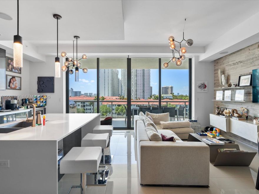 Magnificent direct ocean, Intracoastal, and city views at Echo Aventura. This exceptional 3-bedroom + maid’s room residence, with 4 full bathrooms and 1 half bath, offers 2,237 SF of luxurious interior living space plus expansive terraces in the iconic Carlos Ott–designed building. Featuring a private elevator entry, dramatic floor-to-ceiling high-impact glass, smart home technology, automated window treatments, and a gourmet kitchen with top-of-the-line appliances, this turnkey residence is offered fully furnished.
Step onto the oversized terraces, complete with a built-in BBQ, and enjoy breathtaking panoramic views spanning the Atlantic Ocean, Intracoastal Waterway, and Miami skyline—perfect for entertaining or relaxing in total privacy and style.

Echo Aventura provides a true resort-style lifestyle with world-class amenities, including a bayfront infinity-edge pool, a 4,000 SF state-of-the-art fitness center with a yoga studio, an elegant event lounge, 24/7 concierge services, valet parking, and a gated, guarded entrance.

Ideally located in the heart of Aventura, this rare offering combines sophisticated design, unmatched views, and an elevated lifestyle experience. A must-see property.