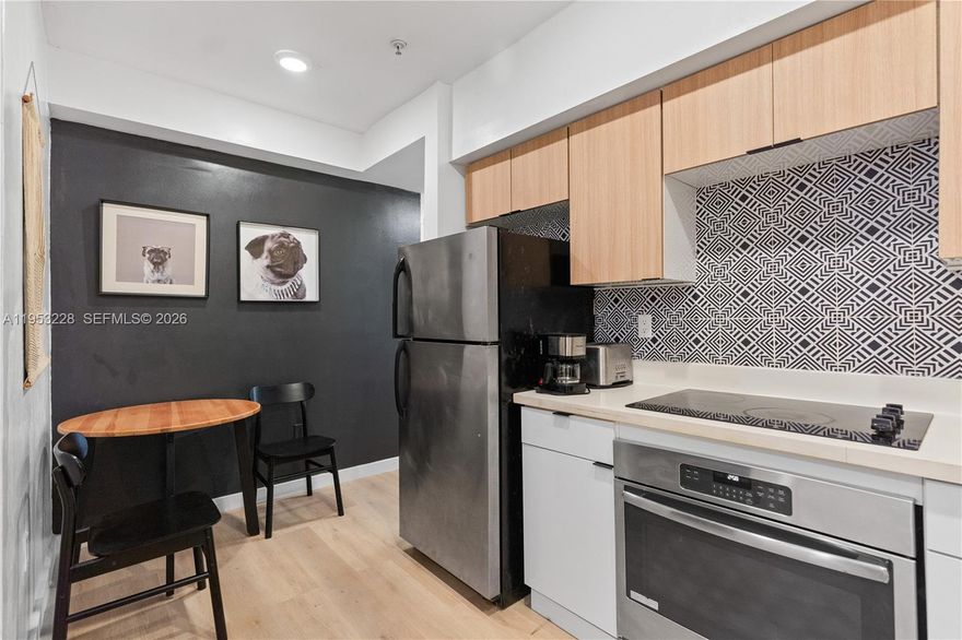 This beautifully remodeled condo truly ticks all the boxes. Step inside and imagine yourself enjoying the relaxed,vacation-style living you deserve. Located in the heart of South Beach’s cultural district, you’re just moments fromFlamingo Park and an easy walk to Ocean Drive, the beach, top restaurants, cafés, and shops. First Deco it's an art-deco-inspired, two-story boutique building completely remodeled in 2020. Low monthly maintenance with no assessments covers common areas, water/sewer services, and roof upkeep. The unit comesfully furnished and equipped, making move-in simple and stress-free. It’s ready for you or your tenants—just bring your suitcase and start enjoying the South Beach lifestyle. Quick Approvals.