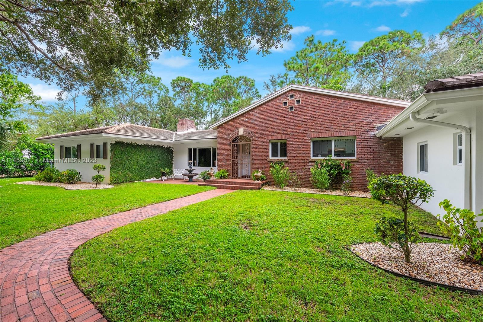 Builder’s acre available in North Pinecrest! Endless possibilities exist on this 39,683 SF lot in a highly coveted neighborhood. The property already boasts natural beauty with mature foliage and abundant tree canopies. The original home exists and is in excellent condition. Current home is being sold AS IS for land value. Located minutes away from Miami’s elite schools, Pinecrest Gardens, excellent dining & shopping and numerous newly constructed homes. It is also located in the renowned Pinecrest elementary school district. Fantastic opportunity to build a new custom estate in a highly sought after community!