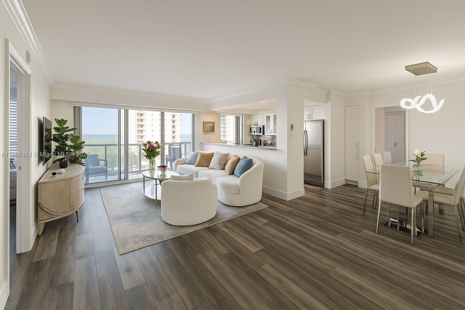 Why spend another winter shoveling snow when you could wake up to sunshine, palm trees, and ocean breezes? This stunning condo is the perfect retreat with a seasonal lease at $6,500/month, fully furnished (min. 6 months). Enjoy wraparound floor-to-ceiling windows, a spacious balcony, and a rooftop pool with panoramic city, ocean, and intracoastal views. Inside: bright open layout, tile floors, updated appliances, impact windows, and modern finishes. One parking space included. Walk to the beach, restaurants, and shops. Only 20 minutes from Fort Lauderdale Airport.