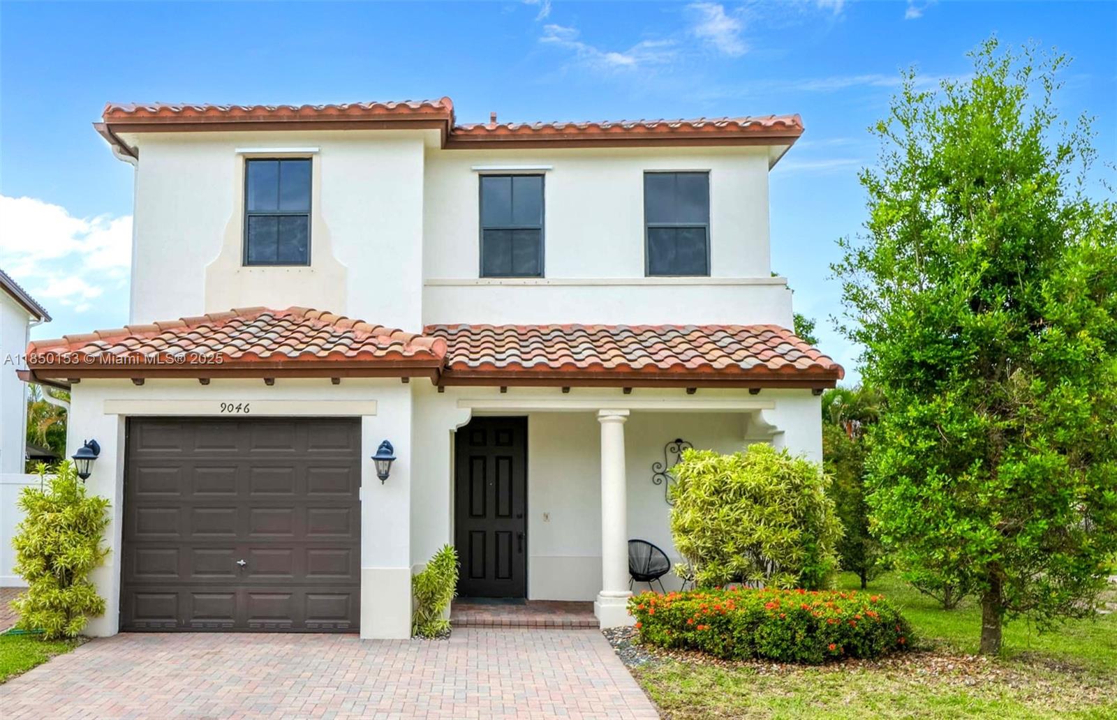 Welcome to this bright and spacious 3-bedroom, 2.5-bathroom house located in a gated community. The house offers an open-concept layout with high ceilings and an abundance of natural light. The first floor features an open kitchen with stainless steel appliances and a large island. A formal dining area opens to the living room. All three bedrooms are located on the second floor, including a spacious primary suite. The washer and dryer are also conveniently located upstairs. Step outside to a private backyard, ideal for outdoor relaxation and a large green space next to the house. Easy access to highway, shopping centers, and dining options.