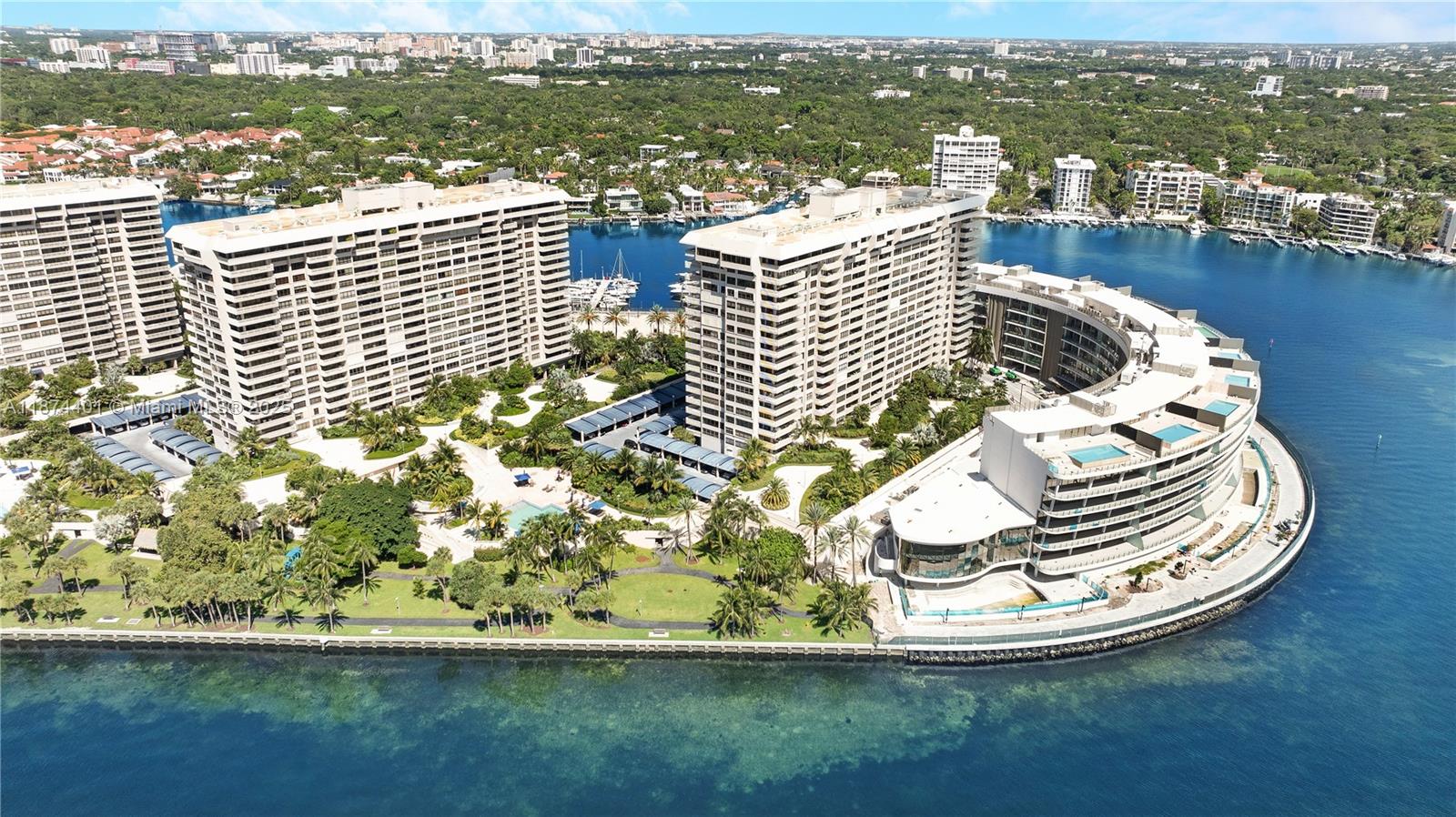 Live the ultimate waterfront lifestyle at Grove Isle! This 11th-floor 2-bed, 2-bath residence boasts breathtaking south-facing views of Biscayne Bay, the marina, and the Coconut Grove skyline, filling every room with natural light. The well-appointed kitchen, generous storage, and spacious primary suite with walk-in closet & en-suite bath create a comfortable, elegant home. Enjoy full-service luxury with 24-hour security and resort-style amenities, making this an ideal retreat for year-round living or a seasonal getaway in one of Coconut Grove’s most prestigious communities.