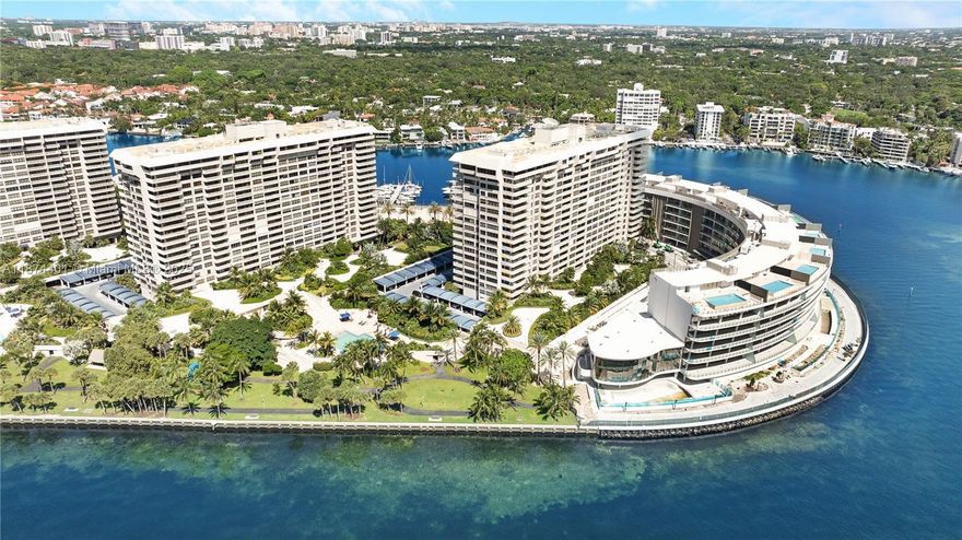 Live the ultimate waterfront lifestyle at Grove Isle! This 11th-floor 2-bed, 2-bath residence boasts breathtaking south-facing views of Biscayne Bay, the marina, and the Coconut Grove skyline, filling every room with natural light. The well-appointed kitchen, generous storage, and spacious primary suite with walk-in closet & en-suite bath create a comfortable, elegant home. Enjoy full-service luxury with 24-hour security and resort-style amenities, making this an ideal retreat for year-round living or a seasonal getaway in one of Coconut Grove’s most prestigious communities.