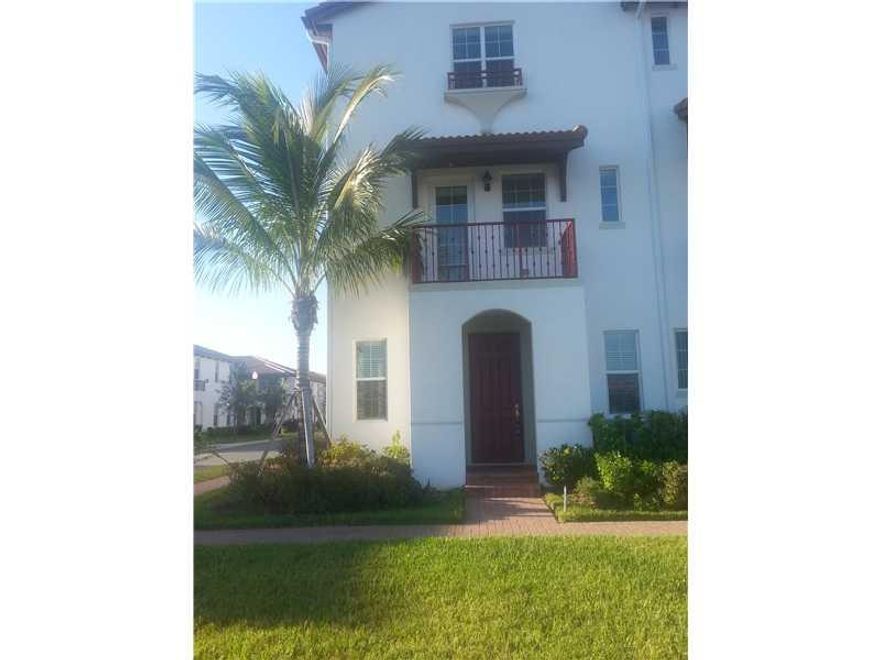 Superb spacious 3 Bedroom, 3.5 bath three story, end unit, waterfront town home with 2 car garage. One of best lot locations in new Montclair gated community. Numerous upgrades including granite countertop kitchen and bathrooms with top cabinetry. Lake vi ews from most rooms and from balcony off of family room. Walk-in closets, double master suite design. Walk to community pool, gym, and clubhouse. Great location: walk/bike to Miramar Town Center and very close to I-75 for easy commute in every direction.