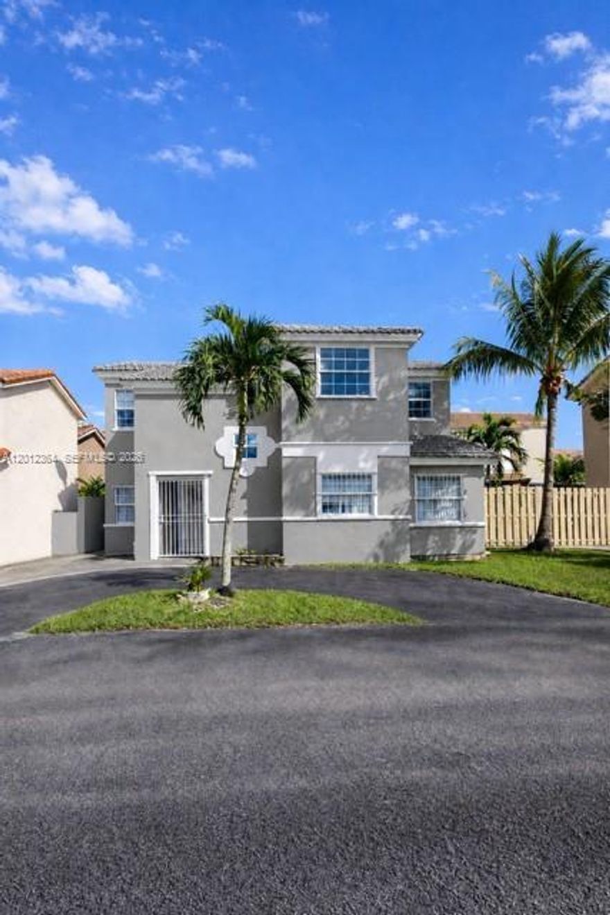 Welcome to Lake Pointe, one of West Miami-Dade's most established and accessible communities. This two-story 3-bed/2.5-bath single-family home checks every box buyers in this zip code are chasing, and then some. Brand new roof already done. Functional, light-filled layout across two floors with generous living areas on the main level and all bedrooms privately situated upstairs. A large oversized patio with its own side entrance rounds out the space, giving you the kind of outdoor living that condos and townhomes at this price simply cannot offer.

Virtually staged photos give you a clear vision of what this home can become. Original finishes throughout mean every update you make builds your equity, not a previous owner's. Paint, personalize, and improve on your own timeline without paying a premium for someone else's choices.

Priced as the most competitive single-family home in the neighborhood, this is a rare entry point into a community with strong resale history and consistent demand. Low quarterly HOA. Minutes from Dolphin Mall, major expressways, top dining, and everyday essentials. FHA and conventional financing welcome.

The value is here. The location is proven. The opportunity is now.