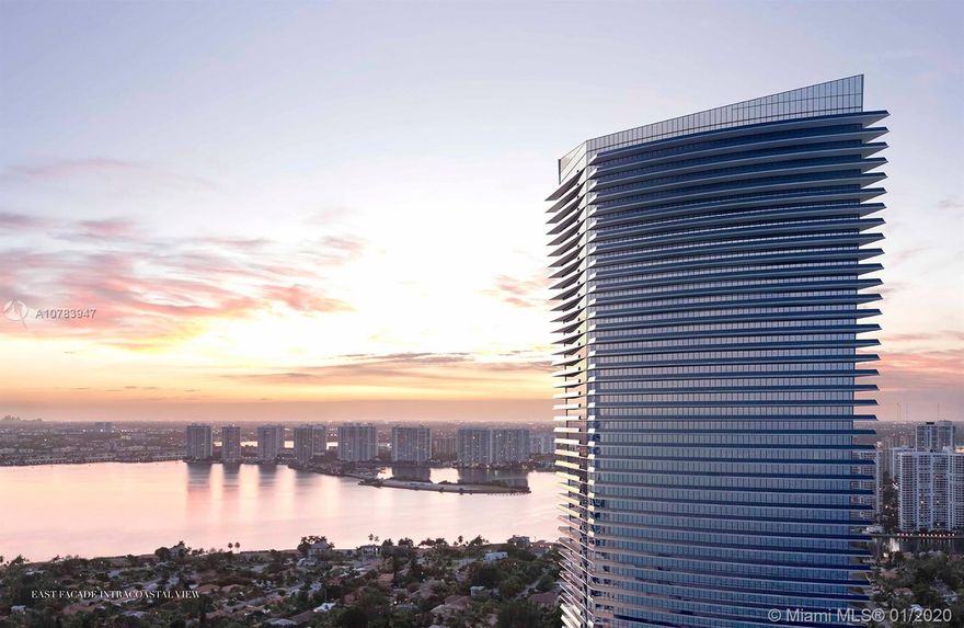 BEST OPPORTUNITY IN THE BUILDING Spacious Large. Private high-speed elevator. Breathtaking Atlantic Ocean and city views through floor to ceiling windows. Eight-foot-high double-door entry. Interior floor plans with elegant smooth-finish ceilings rising to 10 feet and floor with an ELEGANT PORCELAIN FLOOR FINISH. Expansive 10 foot-deep private balconies with glass railings.Intelligent climate controls.Full-size washer/dryer.Smart building technology. European cabinetry. Imported stone countertops.SubZero refrigerator and wine cooler.State-of-the-art Wolf appliances.Spa-inspired shower with wall-mounted handheld spray and rain shower.High-performance toilet with integrated bidet technology.