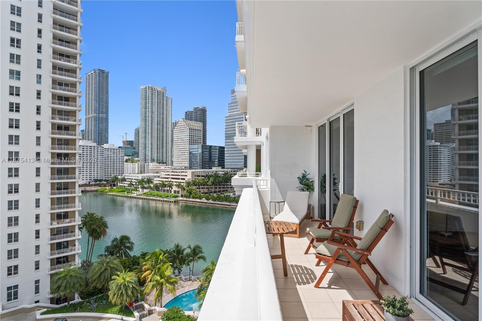 Great opportunity to lease a spacious 3 bedroom, 3 bath unit in the prestigious Brickell Key. This 1,488 sq. ft. residence offers views of Biscayne Bay, river and the Miami skyline from a private balcony. The unit features an open kitchen with granite countertops, marble floors throughout, and high-impact windows that let in abundant natural light. Impeccably maintained and comes with two parking spaces. Amenities include 24-hour concierge and security, a kids’ playroom, state-of-the-art gym, pool, racquetball and tennis courts, business center, and more. This move in ready unit combines comfort, security, and island living.