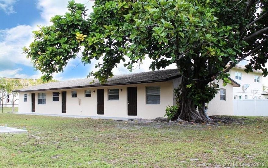 This Newly updated and completely modernized three bedrooms and two full bathroom unit offers the perfect location. Close to shopping, entertainment, tri-rail, Dania Pointe, highways, and restaurants. Located on a quiet cul-de-sac with a large yard. New modern designer kitchen with in-laid Quartz countertops, new appliances, and new cabinets w/upgraded hardware. Full-size washer dryer in a separate laundry room. It has completed remodeled bathrooms with floor to ceiling tiles, new vanities, mirrors, and lighting. Large closets throughout.however, the master bedroom features two closets (His & Hers) including an extra large walk-in with illumination. The master bedroom has a private entrance, and the master bathroom has the floor to ceiling shower with stone inlays.