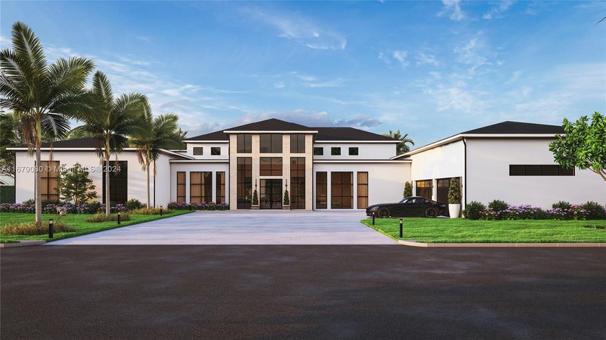 Welcome to this extraordinary 9,000 square foot estate in one of Davie’s most coveted and sought-after neighborhoods. With no more lots available, this is a rare opportunity to own a brand-new, custom-built luxury home in an unbeatable location by RGV Homes. The location presents 'A' level public and private schools, shopping centers, malls, and near major highways.

This estate offers 20' ceilings, 7 spacious bedrooms, 7.5 bathrooms, 4 car garage, and an array of amenities on 1 acre. Some of the private amenities feature a state-of-the-art pool and spa, luxurious office, a wellness center with a Finnish Sauna, and a movie theater. The open-concept design highlights modern finishes and impeccable craftsmanship throughout. 

Luxury living at its finest. Completion in early 2026.