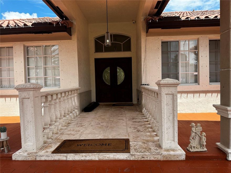 Luxury 4 bedroom, 3 bath home. Beautifully updated bathroom fixtures, and tile floors throughout the interior. Kitchen equipped with granite counters, stainless-steel appliances and an island. The bedrooms have good closet space for your convenience. Live in a tech-friendly-Smart Home. Excellent patio and terrace with a heated
pool.