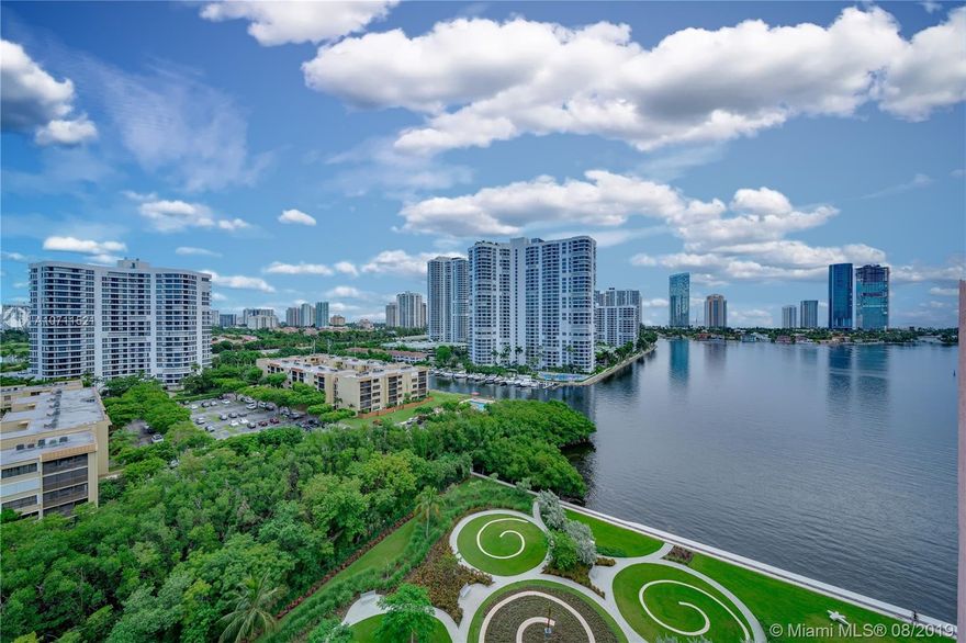 Upgraded Aventura Condo in Fabulous Hidden Bay, 2BD/2.5BA + utility room, over 1,600 SQFT of living space with ceiling to floor glass, 3 balconies, breathtaking Ocean and Park view.  Master suite features walk-in closet and large marble bathroom. Only 3 units per floor, tropical resort lifestyle: 2 story spa, 65' slip marina, tennis courts, pools, full service gym, 24 hour valet, security and covered parking, Best location in Aventura.  Owner relocating, unit must be sold, entertaining offers.