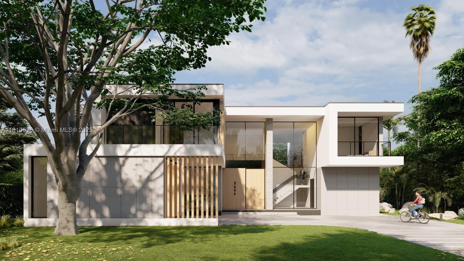 In a lush, storybook setting surrounded by majestic dream trees, this home invites you to create something truly extraordinary. Located on a rare 14,000 SF double lot in the heart of Coconut Grove, this incredible opportunity comes with approved plans to build a 7,056 SF contemporary masterpiece featuring 7 bedrooms, 9 bathrooms, a laundry room, and 2-car garage. Thoughtfully designed for luxurious living and seamless entertaining, the home offers a spacious open layout, second-floor family room, and expansive indoor-outdoor flow.
Enjoy a private tropical oasis with a large pool, outdoor kitchen, BBQ area, and beautifully landscaped grounds. Best of all, you can select the finishes to match your vision and make it truly your own.
A rare canvas in one of Miami’s most iconic neighborhoods!
