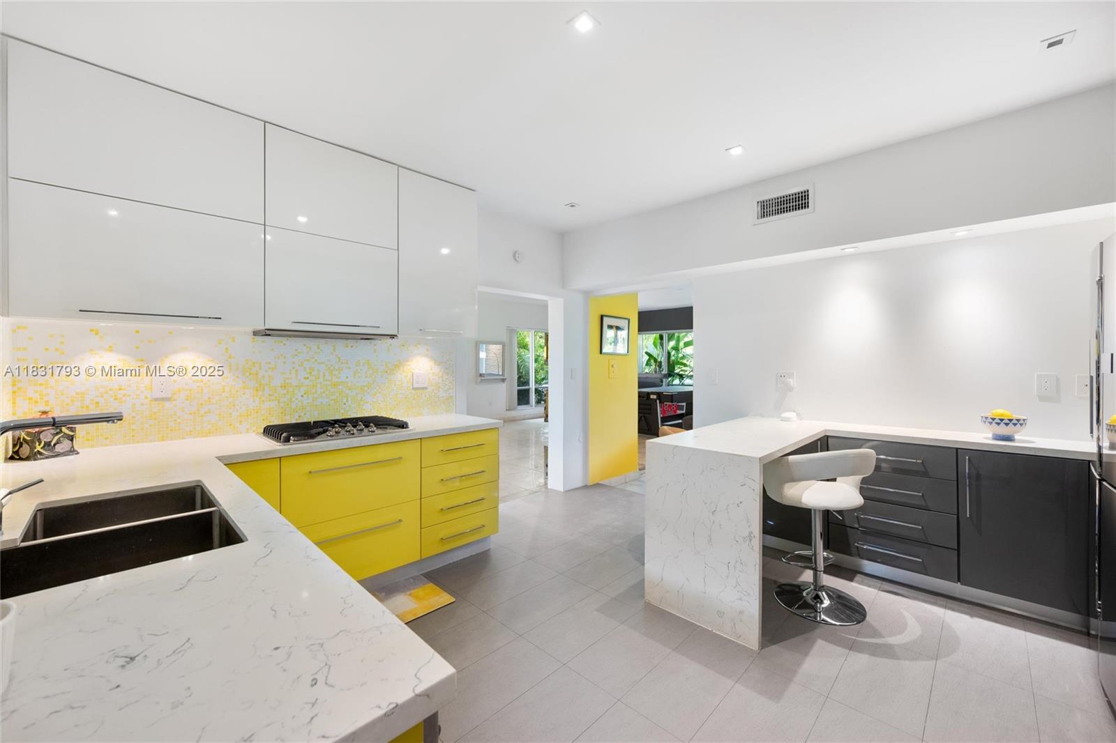 Rare opportunity to live in the heart of Bay Harbor — one of the most desirable neighborhoods. This stunning apartment lives like a single-family home w/ its own private ground-level entrance, dedicated parking right out front & over 2,000 sf of beautifully renovated living space. Surrounded by windows & sliding glass doors, bringing the outside in while providing tons of natural light. Enjoy a spacious eat-in kitchen, a true dining room & both a living & a family room—perfect for entertaining or relaxing in style. Min to the beach, Surfside, Bal Harbour Shops & the area’s best restaurants & parks. Dogs are welcome! Next door to dog & kid park. A+ school. This is the best of Bay Harbor living. Google 33154 zipcode. Can be rented furnished or unfurnished, Seasonal or Annual. (6mo minimum).