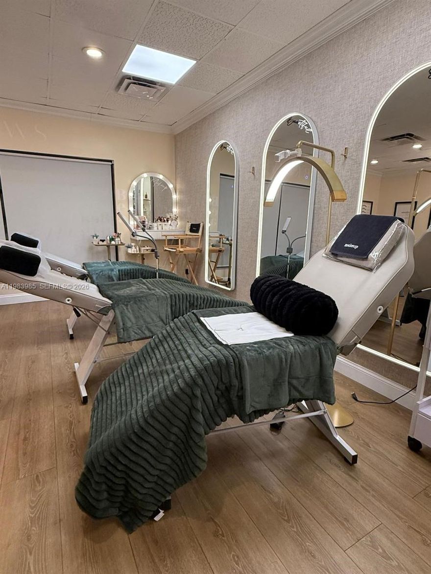 Turnkey boutique beauty spa located in a prime Boca Raton location with strong visibility and a loyal client base. The business specializes in eyebrow design, facials, and advanced skincare treatments and has built a strong reputation for high-quality services and personalized client care.

The studio currently serves 900+ active clients, with approximately 80% repeat clientele, creating stable recurring revenue and consistent appointment flow.

The business has demonstrated strong growth, with annual revenue increasing from $164K to over $252K, representing a 53% year-over-year increase.

The spa operates from a beautifully designed 700 SF facility and includes modern aesthetic equipment, treatment rooms, and a diversified menu of high-demand services. The team includes trained and licensed professionals, allowing for a smooth transition to a new owner.

Clients are primarily generated through referrals, walk-ins, and an online booking system, demonstrating strong organic demand and customer loyalty.

This opportunity is ideal for:
• Beauty professionals seeking an established location
• Owner-operators entering the aesthetics industry
• Investors looking for a scalable wellness business in South Florida

Significant upside exists by expanding services such as injectables, tattoo removal, and membership programs to increase the average ticket and recurring revenue.