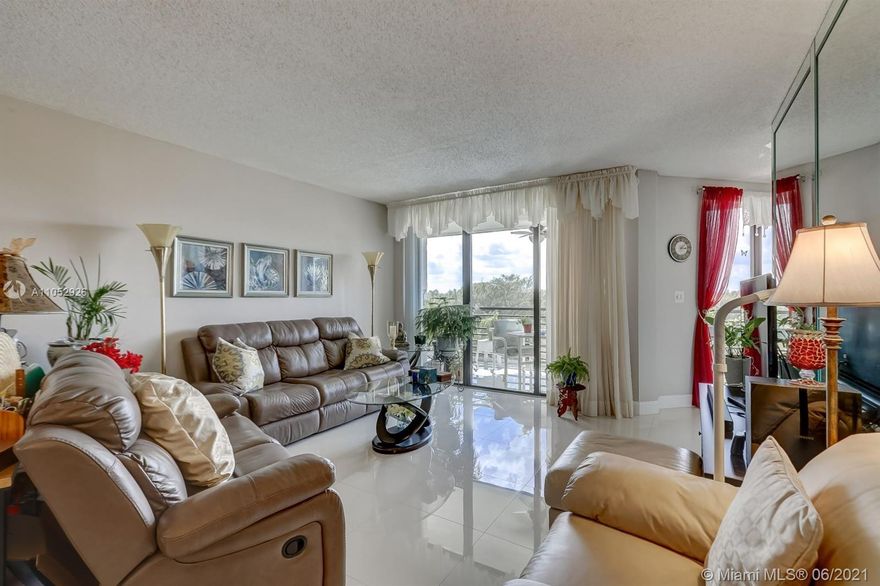 Unfurnished, one bedroom with great view, completely private! Lots of natural light! Upgraded with warranty on most appliances. Porcelain tile throughout. New High Efficiency LG Washer/Dryer. Larger than apartment style stackable. 2.3 Cu Ft. New Genesis Accordion Hurricane Shutters. Maintenance on 3 sliding glass doors. NewAmerican Standard 2.5 ton AC unit from Neighbors AC. All parts replaced ie AC Handler, AC Condensor, etc. 10 year limited warranty term date end 3-12-2030 
New kitchen faucet, new master bathroom faucets, new fan master bath , newer garbage disposal. Meticulous owner kept the unit in pristine condition! A must see!!