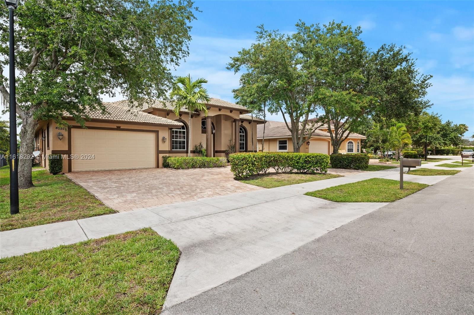 MAGNIFICENT DESIRABLE 4 BEDROOMS + DEN/OFFICE USED AS 5TH BEDROOM, 3-BATHROOMS POOL HOME IN DAVIE’S PINE ISLAND ESTATES. THIS RARELY AVAILABLE ONE-STORY FLOOR PLAN HAS EVERYTHING YOU NEED FEATURING; HIGH CEILINGS THAT JUST FLOW INTO THE SPACIOUS LIVING AREAS. LARGE CIRCULAR DRIVEWAY & 2-CAR GARAGE, LARGE OPEN KITCHEN WITH PLENTY OF CABINETS, GRANITE COUNTERTOPS & STAINLESS STEEL APPLIANCES. THIS LARGE OPEN TRIPLE-SPLIT FLOOR PLAN INCLUDES AN SPACIOUS MASTER SUITE WITH WALK-IN CLOSETS AND A MASTER BATH WITH DOUBLE SINKS, SHOWER & JACUZZI TUB. ENJOY A PRIVATE BACKYARD WITH A BEAUTIFUL SCREENED IN POOL AND COVERED PATIO AREA, PERFECT FOR GATHERINGS & ENTERTAINING WITH FAMILY AND FRIENDS. NEAR GREAT SCHOOLS, CLOSE TO SHOPPING, DINING, AIRPORTS & THE BEACH TO ENJOY SOUTH FLORIDA LIFESTYLE.