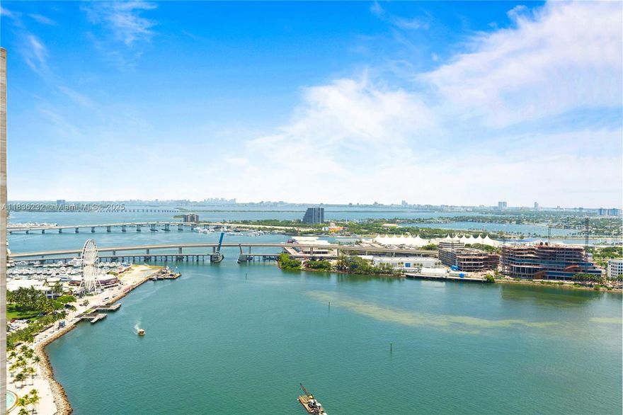 Gorgeous views of downtown miami and where the river meets the ocean. cable and internet included. great location with lots of amenities.