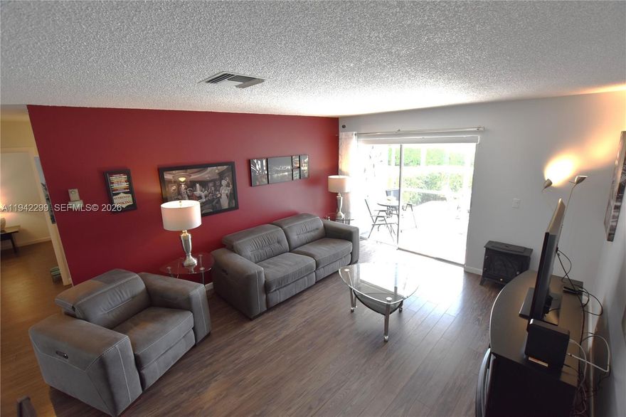 One of the cleanest 2/2s on the market, featuring tastefully updated kitchens, baths, and flooring. The inviting screened-in patio and pavered patio are perfect for enjoying mornings or afternoons. With the clubhouse directly behind the unit, you’re just steps away from all the amenities. The roof and electric panel have been updated within the past couple of years. This fully furnished unit includes water, internet, cable, and exterior insurance in the maintenance fee.