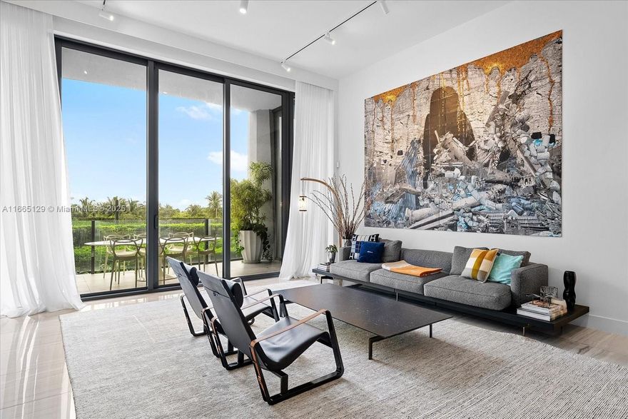 Offered at a REVISED PRICE! 
COME TOUR this luxury living in this ART LOVER paradise w 2-bed + DEN, (EASILY converted into a 3rd BED), 2.5-bath situated on the 4th floor of One Park Grove. 
This spacious 2,232 sq. ft unit, beautifully designed and upgraded with a 13.5-foot ceilings heights. 
Other units units in the building offer a lower height.
Premium Appliances, Wolf & Sub-Zero. 
ALL WALLS HAVE BEEN REINFORCED FOR ART DISPLAY.
Generous primary suite, w/ two walk-in closets, separate soaking tub & dual rain shower. 
This is the ideal "GARDEN STYLE" apartment, with a unit sense of a House within a luxury condo. 
50k sqft of luxurious amenities, full-service spa, premier fitness, & an expansive pool.
BEST PRICED UNIT IN ONE PARC TOWER.