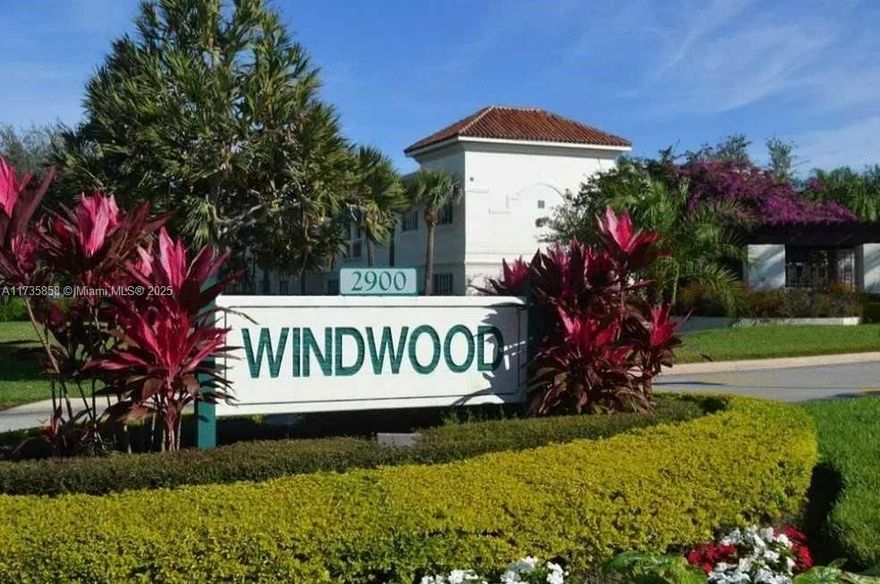 This charming 2 bed 2 bath, ground level condo is nestled within the beautiful gated community of Winwood.  Enjoy this private and safe community with miles of paved nature trails. Amenities include Tennis courts, Swimming pools, Pickleball courts, Basketball and a serene lake where you can enjoy sunrises and sunsets. The thoughtful split layout offers privacy and functionality, with the bedrooms separated for maximum comfort.  Conveniently located near FAU, groceries, restaurants and the beach, this home combines both practicality and a peaceful setting. Presented in pristine condition, it’s move-in ready and waiting for you to enjoy. Allow 24 hours notice to schedule a showing.