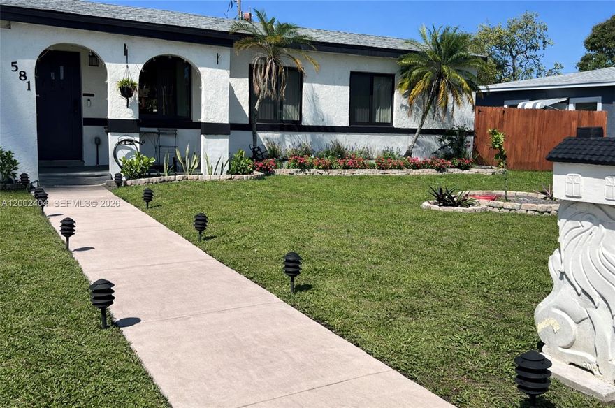 Beautiful 3-bedroom, 1-bathroom home located in Miami, offering an exceptional blend of comfort, privacy, and thoughtfully designed indoor-outdoor living. The residence has been professionally prepared and is move-in ready, featuring clean, modern finishes throughout. Situated within a well-maintained community, the property provides convenient access to major roads and highways and is just 10 minutes from Aventura and the beach. The home is also in close proximity to several top-rated (A+) schools, premier entertainment options such as Topgolf, and a variety of highly regarded dining establishments.